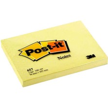 Post-It Yapışkanlı Not Kağıdı 76X102MM 100 Yaprak Sarı