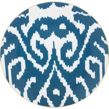 Zm Decor Ikat Mavi Dubai 12 Parça Takım