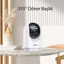 Hoco D1 İç Mekan Wifi Bağlantılı Hd Cctv-Ptz Güvenlik Kamerası