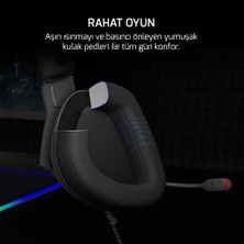 GamePower Kyruse Gri 7.1 Surround RGB Gaming Titreşimli Kulaklık