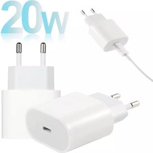 Newpole iPhone 15/15 Plus/15 Pro/15 Pro Max Için Hızlı Şarj Aleti Seti Usb-C 20W Adaptör + Usb-C Kablo iPhone 15/15 Plus/15 Pro/15 Pro Max/ipad Pro/air/mini ile Uyumlu Şarj Aleti