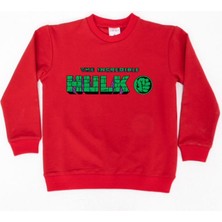 Sedirli Spiderman Baskılı Pamuklu Kumaş Çocuk Sweatshirt