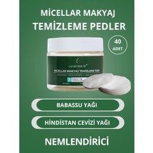 Luminate Micellar Makyaj Temizleme Pedi Nemlendirici Babassu Yağı ve Hindistan Cevizi Yağı 40 Adet Ped