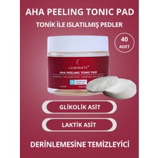 Luminate Aha Peeling Tonic Pad Cilt Tonu Eşitleyici GlikolikLaktik Asit 40 Adet Ped