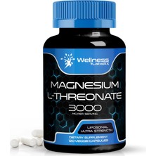 Wellness Magnesium L-Threonate 3000 Mg High Absorption 120 Kapsul