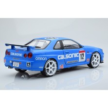 Solido 1:18 Solido 2000 Nissan Skyline Gt-R R34 #12 Calsonic Blue