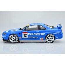 Solido 1:18 Solido 2000 Nissan Skyline Gt-R R34 #12 Calsonic Blue