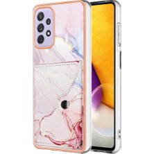 SZY Mall Samsung Galaxy A52 5g Ince Cüzdan Yumuşak Tpu Tampon Mermer Kart (Yurt Dışından)