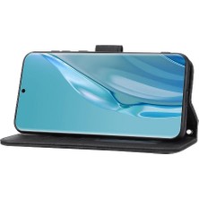 SZY Mall Huawei Için Flip Case P60 Pro Cüzdan Kılıf Kickstand Pu Deri Darbeye (Yurt Dışından)