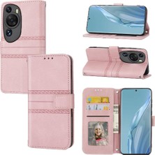 SZY Mall Huawei Için Flip Case P60 Pro Cüzdan Kılıf Kickstand Pu Deri Darbeye (Yurt Dışından)