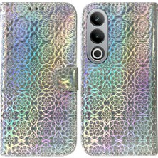 SZY Mall Oneplus Nord Ce4 5g Glitter Renkli Kart Yuvası Premium Pu Için Flip Case (Yurt Dışından)