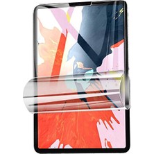 Canpay Apple iPad Pro 11 2018 Uyumlu Tablet Nano Ekran Koruyucu Kristal Netliğinde   Esnek Temperli Kırılmaz Nano Screen Protector