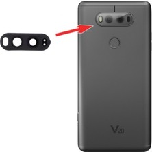 Telefon Kulübesi Lg V20 H990 Uyumlu Kamera Camı Siyah