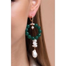 Petek Aksesuar Stella Doğaltaş Tasarım  Küpe