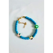 Petek Aksesuar Kalın Limo  Meyveli Bileklik