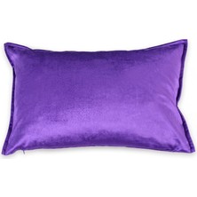 Vanelli Home Mor Kadife Kulaklı 35X55 cm Dikdörtgen Kırlent Kılıfı