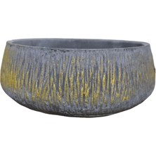 Doğa Garden Beton Aranjman ve Bonsai Saksısı 25-30 cm Çap