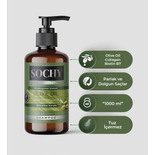 Sochy  1000 ml Zeytinyağlı Tuzsuz Şampuan