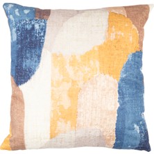 Blue 50x50 cm Kare Kırlent Kılıfı