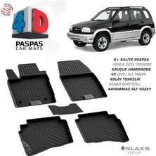 RK Carshop Suzuki Grand Vitara Ferrous 4d Havuzlu Kauçuk Paspas 1998 2005