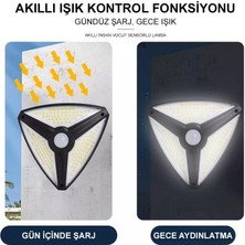 Gaman 138 Ledli Solar Interakson Lambası Bahçe Aydınlatması 3 Mod Akıllı LED Aydınlatma