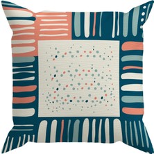 Evdek Geometric Kırlent Kılıfı DS110