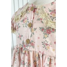 Modaviki Vintage Elbise Pembe MDVK130