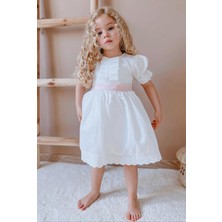 Modaviki Kurdeleli Elbise Pembe MDVK140