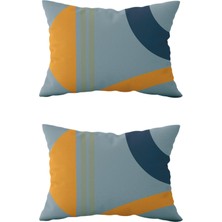 Evdek Çift Taraflı Dikdörtgen Kırlent Kılıf 2’li KL31