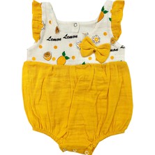 Tuo Bebe Bebek Limonlu Yazlık Kız Bebeksalopet Sarı