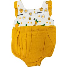 Tuo Bebe Bebek Limonlu Yazlık Kız Bebeksalopet Sarı