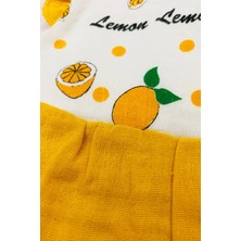 Tuo Bebe Bebek Limonlu Yazlık Kız Bebeksalopet Sarı