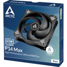 Arctic P14 Max Fan 14CM (140M) Pwm - Siyah - ACFAN00287A