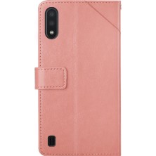 Mays Shop Samsung Galaxy A10/M10 Telefon Kılıfı Kapak Çevirin Kitap Katlanır Deri (Yurt Dışından)