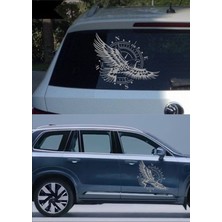 Sticker Usta Pusula Offroad Kartal Kamp Karavan Oto Araba Sticker Q16