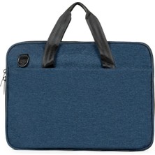 Necati Çanta Macbook Organizer Laptop Evrak Çantası 13 & 14 Inç Lacivert