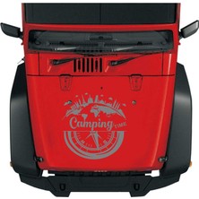 Sticker Usta Pusula Karavan Kamp Offroad Camping Time Pusula Karavan Araba Oto Sticker Q55