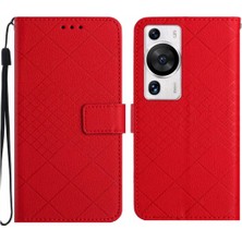 Mays Home1 Huawei Için Flip Case P60/P60 Pro Cüzdan Pu Deri Kart Yuvası Standı Elmas (Yurt Dışından)