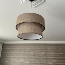 Art&Gift Kumbeji Kumaş Kaplama Pasta Sarkıt Yatak Odası Avize Salon Avize Yemek Odası