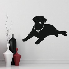 Jeronkarji Labrador Köpek Evde Beslenen Hayvan Hayvanlar Dekoratif Duvar Sticker Çıkartma Yatak Çocuk Odası