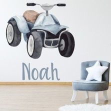 Jeronkarji Kişiye Özel Isim Atv Dekoratif Duvar Sticker Çıkartması Bebek Çocuk Odası