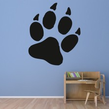 Jeronkarji Ayı Pençe Baskı Vahşi Hayvanlar Dekoratif Duvar Sticker Çıkartma Yatak Çocuk Odası