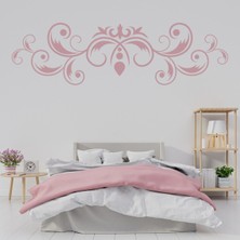 Jeronkarji Fleur De Lis Yaprak Başlık Dekoratif Duvar Sticker Çıkartması Ofis Oturma Odası