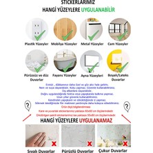 Jeronkarji Afiyet Olsun Mutfak Yazılı Dekoratif Duvar Sticker Çıkartma Mutfak Ofis Yatak Odası