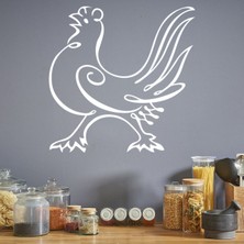 Jeronkarji Horoz Horoz Çiftlik Hayvanları Mutfak Dekoratif Duvar Sticker Çıkartma Ofis Oturma Odası