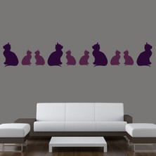 Jeronkarji Yavru Kedi Hayvanlar Evcil Hayvanlar Dekoratif Duvar Çıkartma Paketi Yatak Çocuk Odası