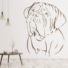 Jeronkarji Dog De Bordeaux Evde Beslenen Hayvan Hayvanlar Dekoratif Duvar Sticker Çıkartma Yatak Çocuk Odası