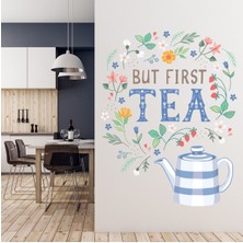 Jeronkarji Ama Ilk Çay Angela Spurgeon Tarafından Dekoratif Duvar Sticker Çıkartması Ofis Oturma Odası