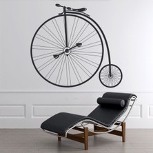 Jeronkarji Penny Farthing Bisiklet Vintage Bisiklet Dekoratif Duvar Sticker Çıkartma Spor Salonu Çocuk Odası
