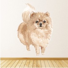 Jeronkarji Pomeranian Köpek Kulübesi Bakım Dekoratif Duvar Sticker Çıkartma Yatak Çocuk Odası